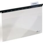 DURABLE hanghechtmap, DIN A4, transparant, 60 mm ruiter