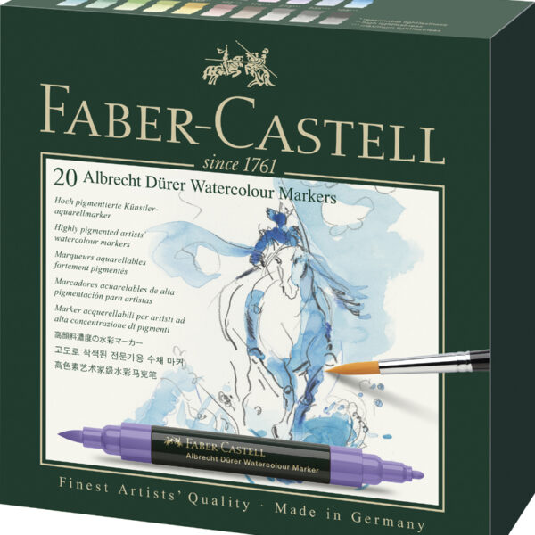 FABER-CASTELL Aquarelmarker ALBRECHT DÜRER, 20 in etui