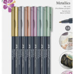 FABER-CASTELL metallics marker, 6 stuks op blister