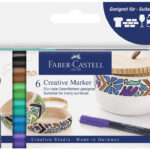 FABER-CASTELL Creative Marker, 6 stuks in etui 'Fairy forest'