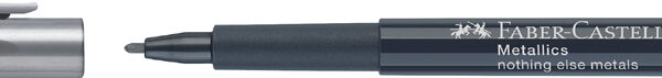 FABER-CASTELL metallics marker, zilver