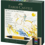 FABER-CASTELL tekenpen PITT artist pen Dual Marker, 10 stuks in etui