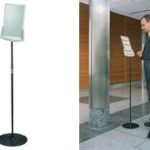 DURABLE vloerstandaard SHERPA Infobase telescope