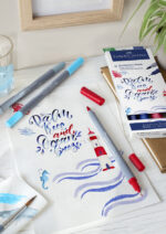 FABER-CASTELL aquarelmarker GOLDFABER, 0,6 mm, 6 stuks in etui Sea