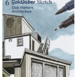 FABER-CASTELL Sketch Marker GOLDFABER, 6 stuks in etui Architectuur