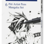 FABER-CASTELL tekenstift PITT artist pen, 6 stuks in etui