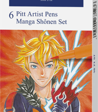 FABER-CASTELL tekenstift PITT artist pen, 6 stuks in etui