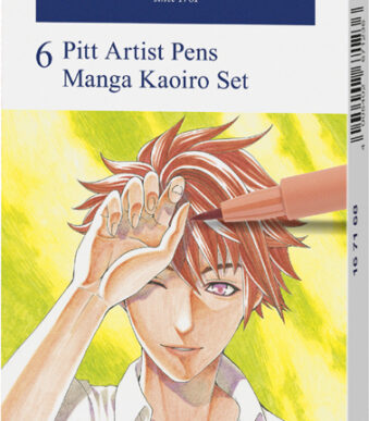 FABER-CASTELL tekenstift PITT artist pen, 6 stuks in etui