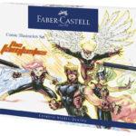 FABER-CASTELL tekenstift PITT artist pen, 15 stuks in etui Comic