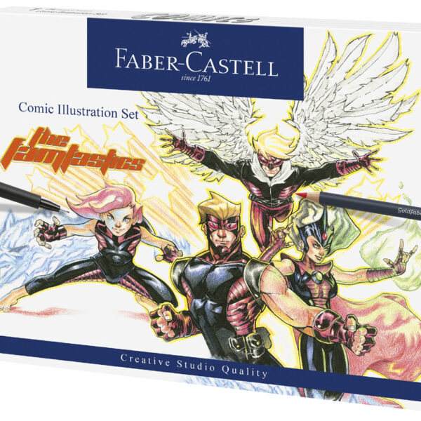 FABER-CASTELL tekenstift PITT artist pen, 15 stuks in etui Comic