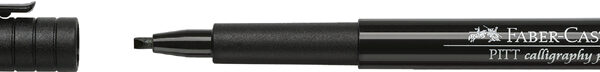 FABER-CASTELL kalligrafiestift PITT artist pen, zwart, 2,5 mm
