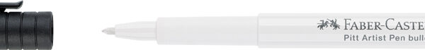 FABER-CASTELL tekenstift PITT artist pen, wit, 1,5 mm