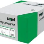 sigel DIN-kettingpapier, 180 mm x 8´ (20,32 cm), 1-voud