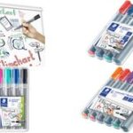 STAEDTLER Lumocolor Flipovermarker 356, ronde punt, 2 mm, 4 stuks in etui
