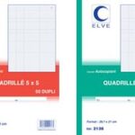 ELVE notitieblock, 140 x 210 mm, geruit (5/5), 3-voud