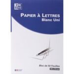 Oxford brievenblock DIN A4, gelinieerd, wit