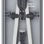 FABER-CASTELL snelverstelpasser, zilver / zwart