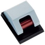 MAUL rolclip S, zelfklevend, zilver