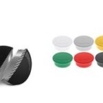 magnetoplan Discofix ronde magneet ´color´, geel