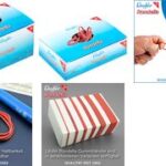 Läufer elastieken RONDELLA in doos, 130 x 10 mm, 500 g, rood