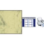 sigel visitekaartjes 3C, 85 x 55 mm, 225 g/m2, marmer beige