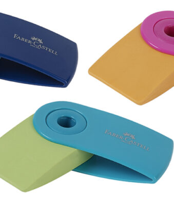 FABER-CASTELL kunststof-vlakgum SLEEVE MINI, assorti