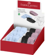 FABER-CASTELL kunststof-vlakgum SLEEVE MINI, kleuren assorti