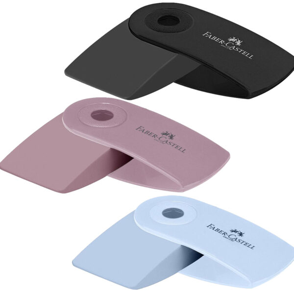 FABER-CASTELL kunststof-vlakgum SLEEVE MINI, kleuren assorti