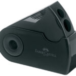FABER-CASTELL dubbele puntenslijper SLEEVE, zwart