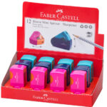 FABER-CASTELL enkele puntenslijper SLEEVE MINI, assorti