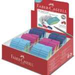 FABER-CASTELL kunststof-vlakgum BICOLOR, assorti