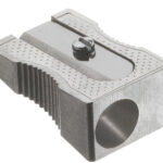 FABER-CASTELL puntenslijper van metaal, zilver