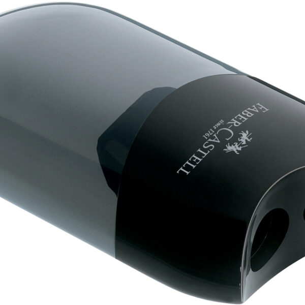 FABER-CASTELL dubbele puntenslijper, zwart