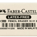 FABER-CASTELL rubber-vlakgum 7041-20, wit