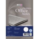 LANDRÉ stenoblock A5, 40 vel, met middenlijn