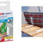 tesa On & Off Klittenband, 20 mm x 2,5 m, zwart