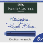 FABER-CASTELL inktpatronen standaard, koningsblauw