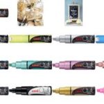 uni-ball krijtmarker Chalk marker PWE8K, rood, wigpunt