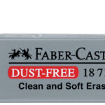 FABER-CASTELL kunststof vlakgum DUST-FREE, wit