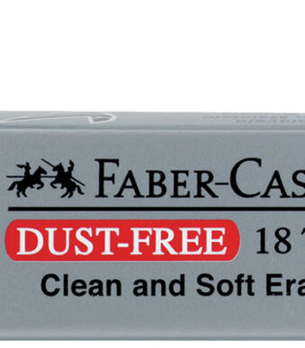 FABER-CASTELL kunststof vlakgum DUST-FREE, wit