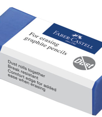FABER-CASTELL kunststof-vlakgom DUST-FREE, blauw