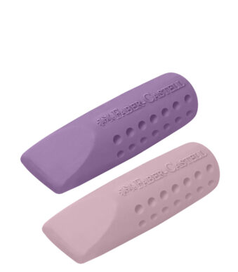 FABER-CASTELL vlakgum GRIP ERASER CAP, in display