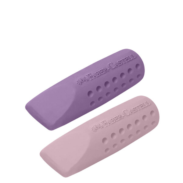 FABER-CASTELL vlakgum GRIP ERASER CAP, in display