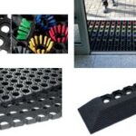 miltex reinigingsborstel voor schoonloopmat rubber, groen