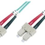 DIGITUS LWL patchkabel, SC-Duplex - SC-Duplex, OM3, 10,0 m