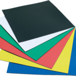 nobo magnetische vellen, maat: (B)150 x (L) 150 mm, kleuren assorti
