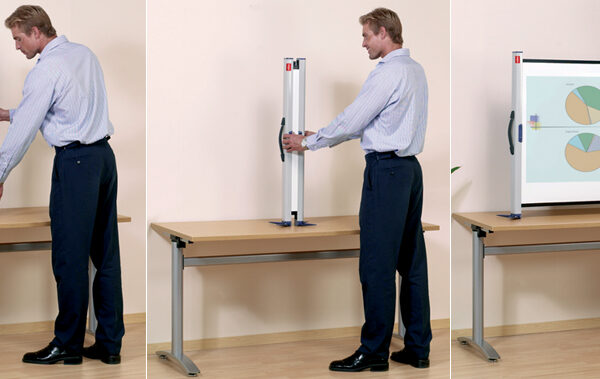 Nobo projectiescherm, projectievlak: 996 x 750 mm, matwit