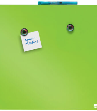 nobo whiteboard, vierkant, (B)360 x (H)360 mm, groen