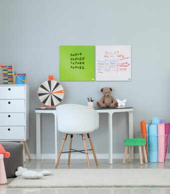 nobo whiteboard, vierkant, (B)360 x (H)360 mm, groen