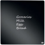 nobo whiteboard, vierkant, (B)360 x (H)360 mm, zwart